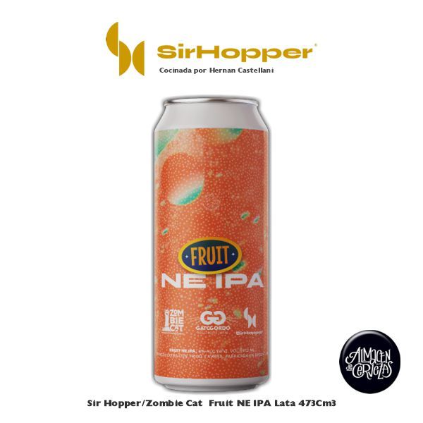 SirHopper-Zombie Cat Fruit NE IPA Lata 473Cm3