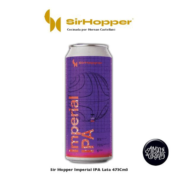 SirHopper Imperial IPA Lata 473Cm3