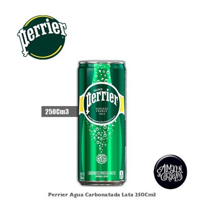 Perrier Agua Carbonatada Lata 250Cm3