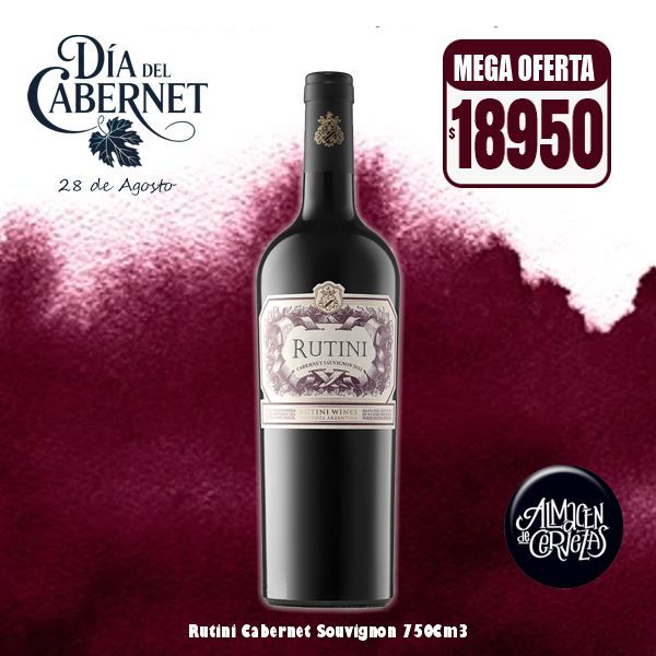 DIA DEL CABERNET - Rutini Cabernet 750Cm3
