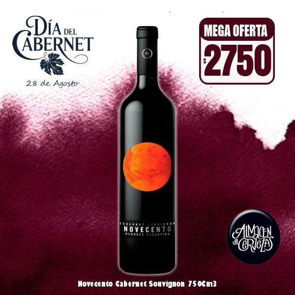 DIA DEL CABERNET - Novecento Cabernet Souvignon 750Cm3