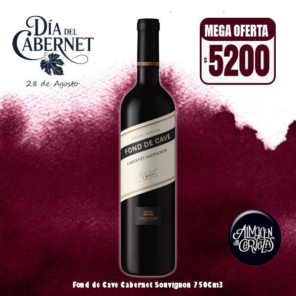 DIA DEL CABERNET - Fond de Cave Cabernet Souvignon 750Cm3