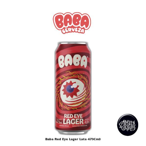 Baba Red Eye Lager Lata 473Cm3
