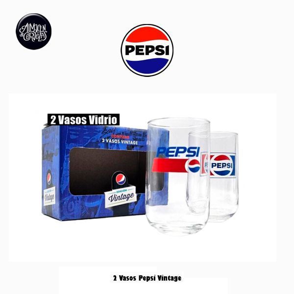 2 Vasos Vidrio Vintage