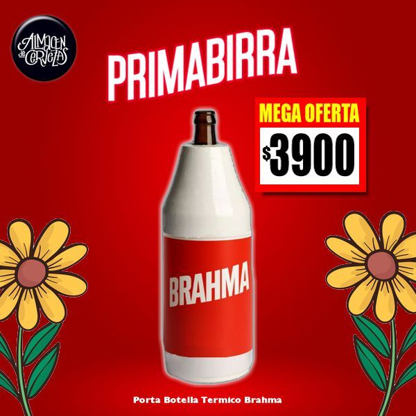 PRIMABIRRA - ​​Porta Botella Térmico Brahma