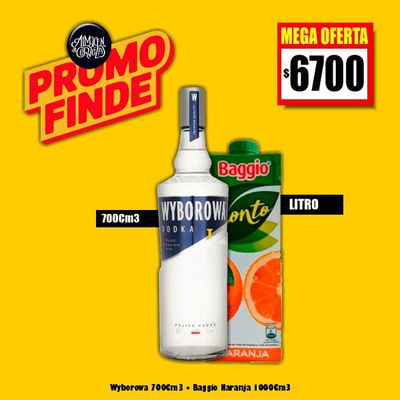 PROMO FINDE - Vodka Wyborowa 700 + Baggio Litro