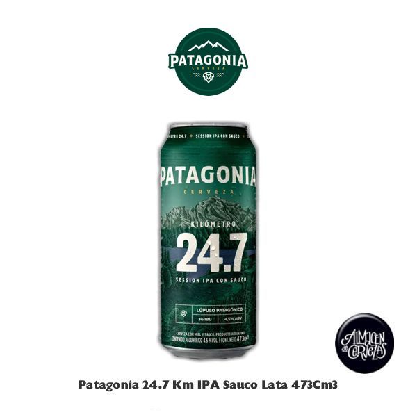 Patagonia 24.7 IPA Sauco Lata 473Cm3