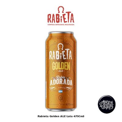 Rabieta Golden Ale lata ​473Cm3