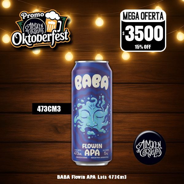 OctoberFest - Baba Flowin APA Lata 473Cm3