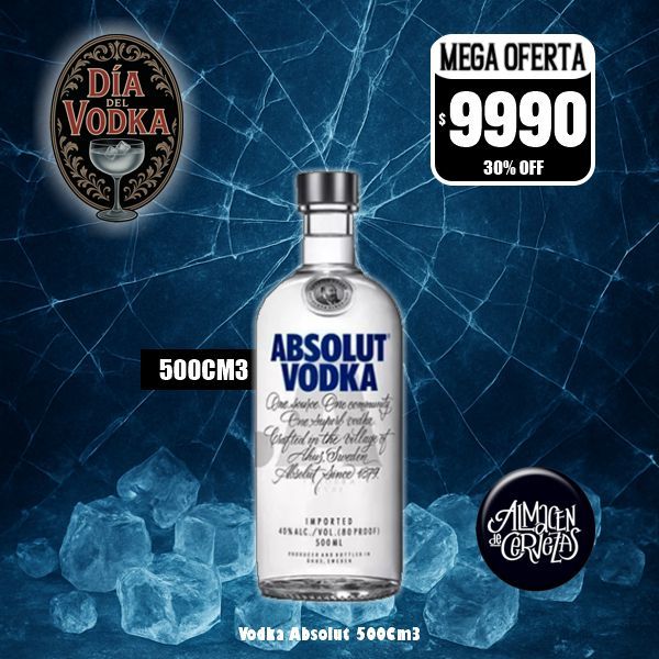 Día del Vodka - Absolut 500Cm3