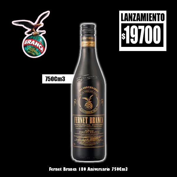 Fernet Branca Edicion Limitada 180 750Cm3