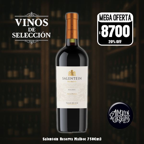 VINOS DE SELECCION - Salentein Reserva Malbec 750Cm3