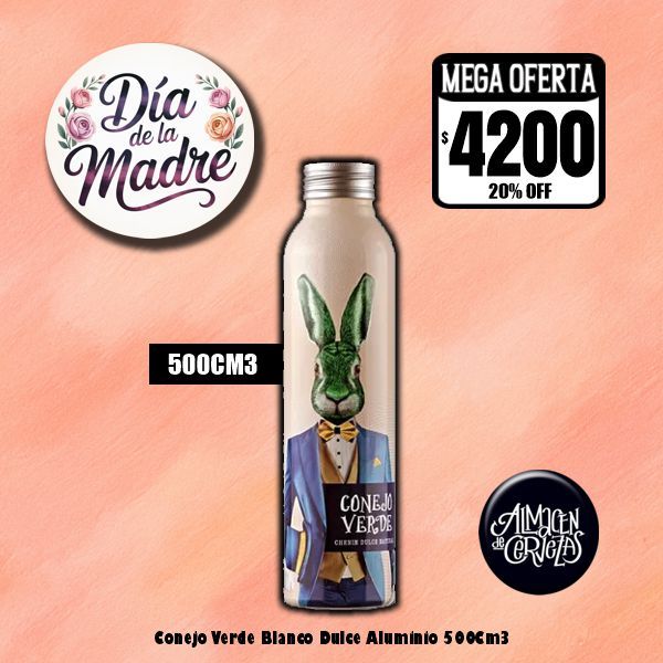 Día de la Madre - Conejo Verde Chenin Dulce 500Cm3