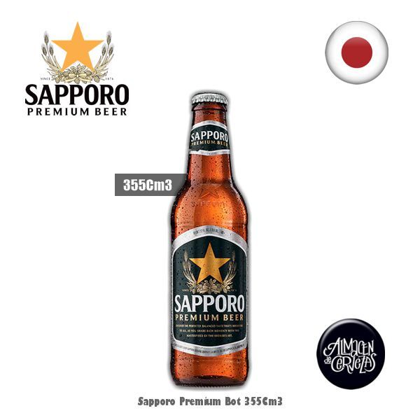Sapporo Premium Bot 355Cm3