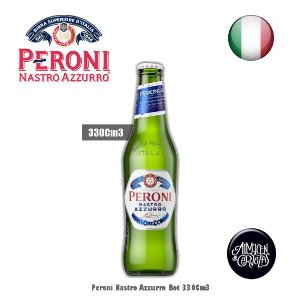 Peroni Nastro Azzurro Botella 330Cm3