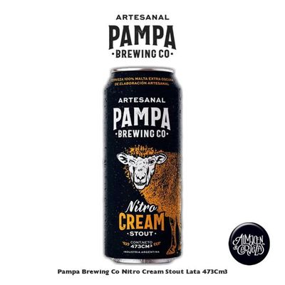 Pampa Nitro Cream Stout Lata 473Cm3