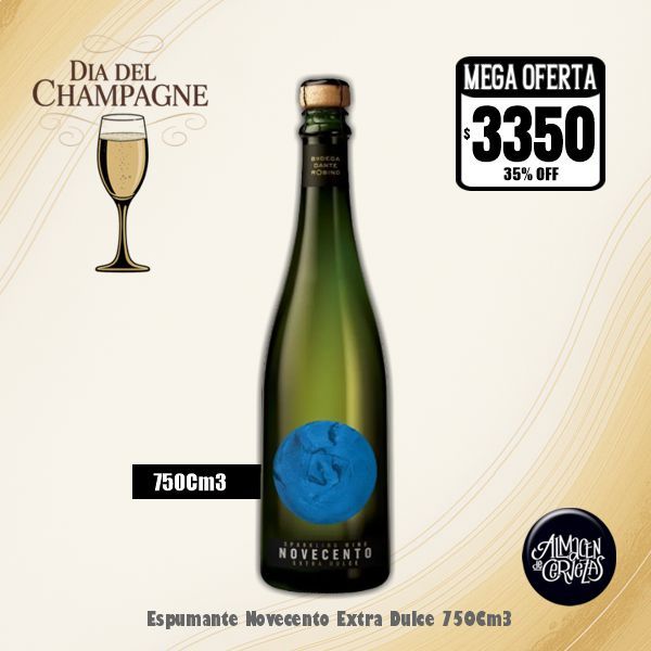 Día del Champagne - Novecento Extra Dolce 750Cm3