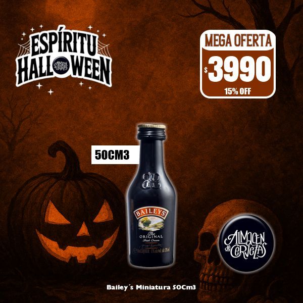 Espíritu Halloween - Bailey´s Original 50Cm3 - MINIATURA