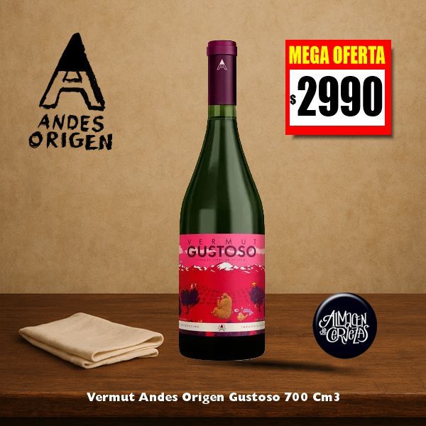 MEGA OFERΤA - Vermut Andes Gustoso 700Cm3
