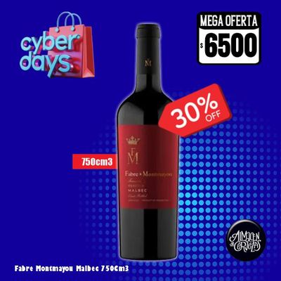 CYBER DAYS - Fabre Montmayou Reserva Malbec​ 750Cm3