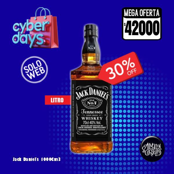 CYBER DAYS - Jack Daniel´s LITRO