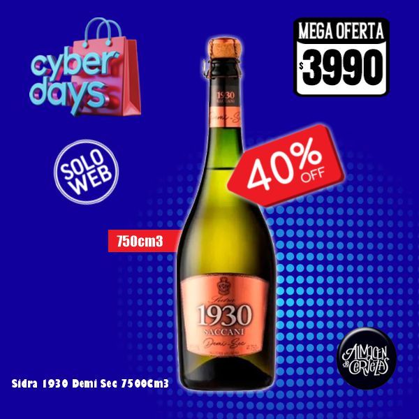 CYBER DAYS - Sidra Premium 1930 Demi Sec 750Cm3