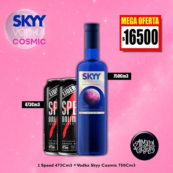 Skyy Cosmic 750Cm3 + 2 Speed Lata 473Cm3