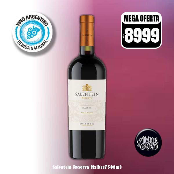 DIA DEL VINO - Salentein Reserva Malbec 750Cm3