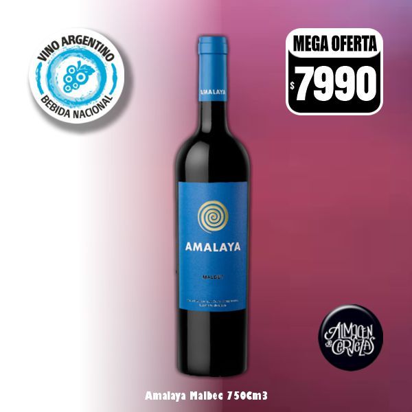 DIA DEL VINO - Amalaya Malbec 750m3