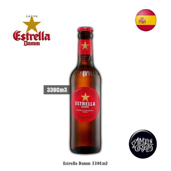 Estrella Damm botella 330Cm3