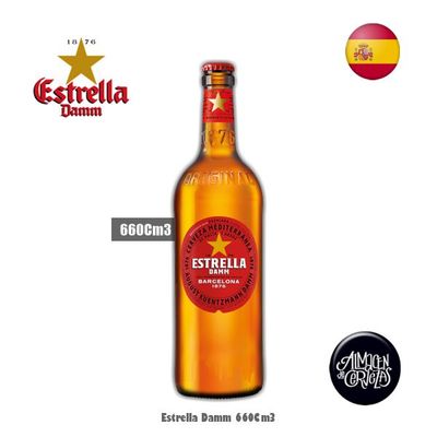 Estrella Damm botella 660Cm3