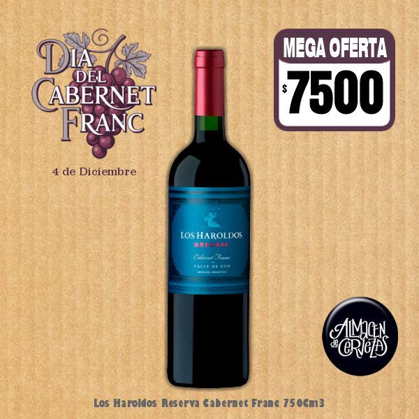 Dia de Cabernet Franc - Los Haroldos Reserva Cabernet Franc 750Cm3