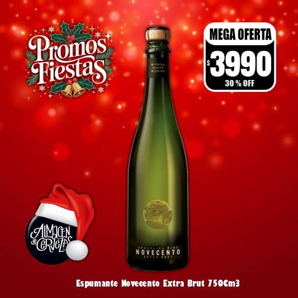 Promo Fiestas - Novecento Extra Brut 750Cm3.