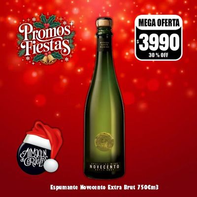 Promo Fiestas - Novecento Extra Brut 750Cm3.
