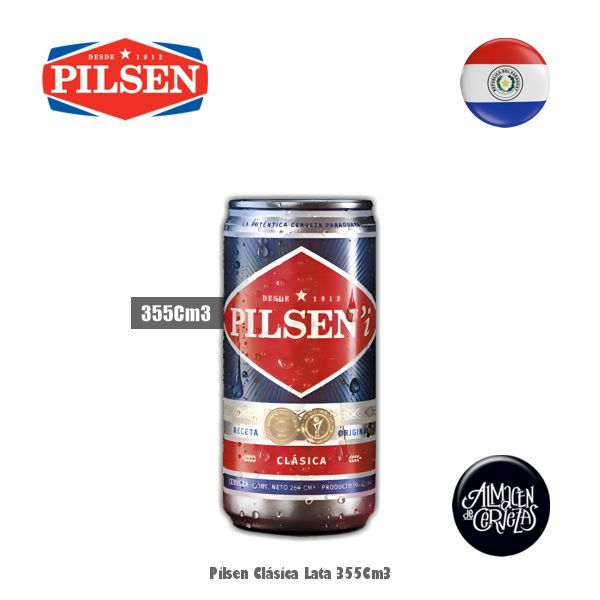 Pilsen Clásica Lata 355cm3