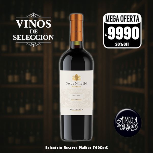 VINOS DE SELECCION - Salentein Reserva Malbec 750Cm3