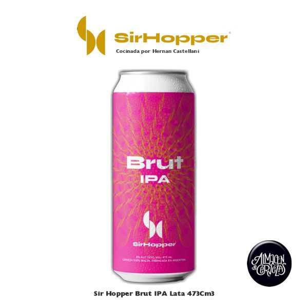 Sir Hopper Brut IPA Lata 473Cm3