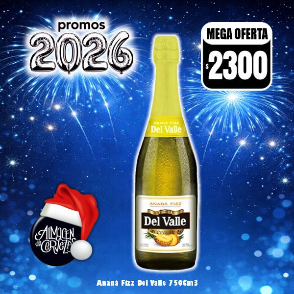 Promo 2026 - Ananá Fizz Del Valle 750Cm3