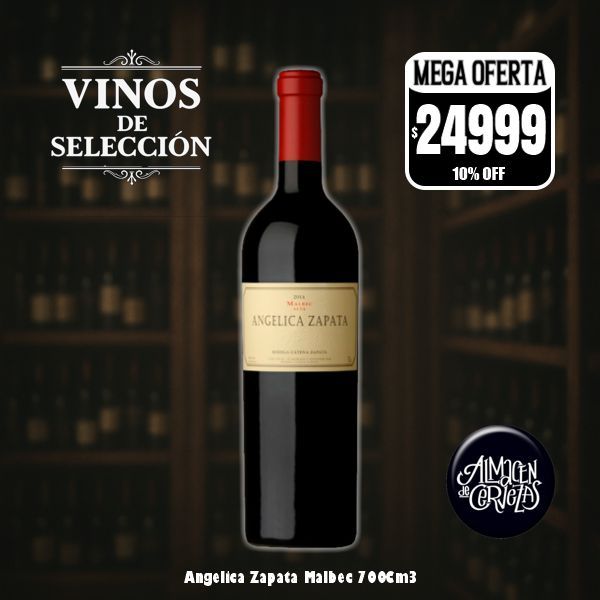 VINOS DE SELECCION - Angelica Zapata Malbec 750Cm3