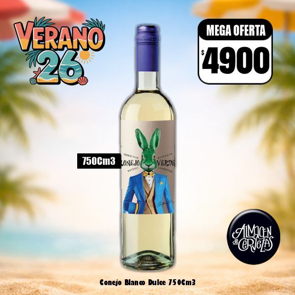 VERANO 26 - Conejo Verde Chenin Dulce 750Cm3