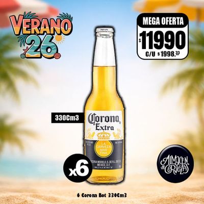 VERANO 26 - 6 Cerveza Corona330Cm3