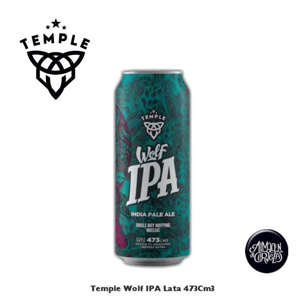 Temple Wolf IPA Lata 473Cm3