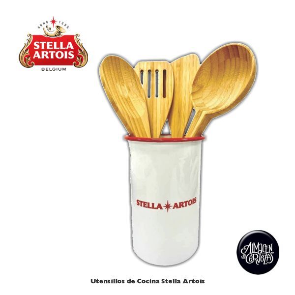 Set De Utensillos De Bambú Stella Artois