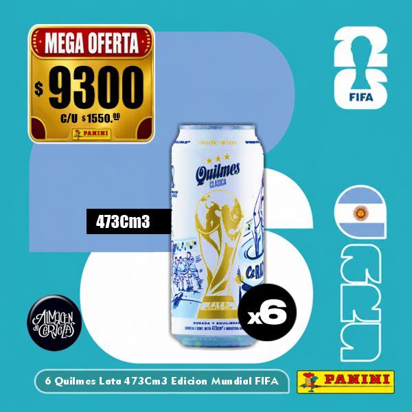 Grupos - 6 Quilmes Clásica Lata 473Cm3
