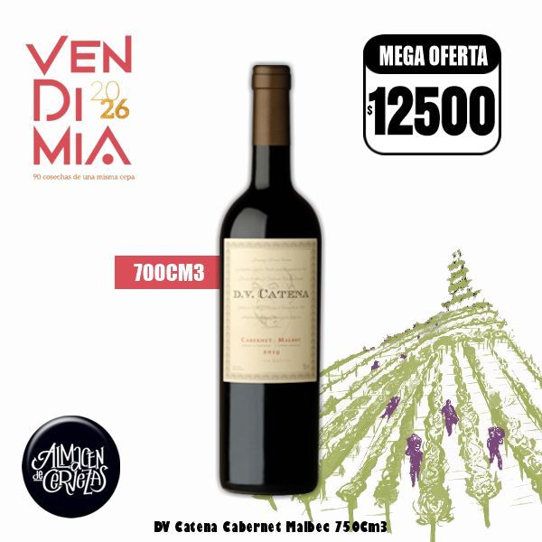 VENDIMIA 26 - DV Catena Cabernet Malbec 700Cm3