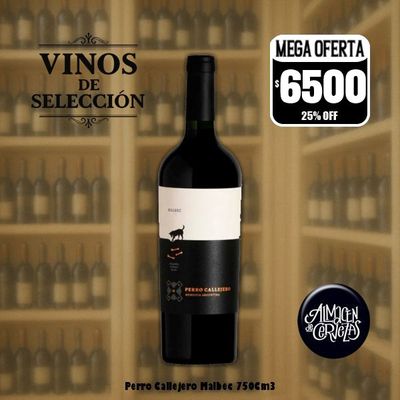 VINOS DE SELECCION - Perro Callejero Blend Malbec 750Cm3