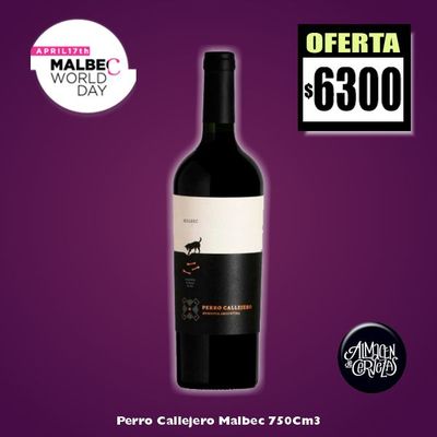 DIA DEL MALBEC - Perro Callejero Blend Malbec 750Cm3