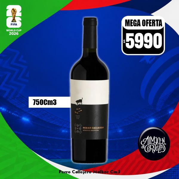 Word Cup 2026 - Perro Callejero Blend Malbec 750Cm3