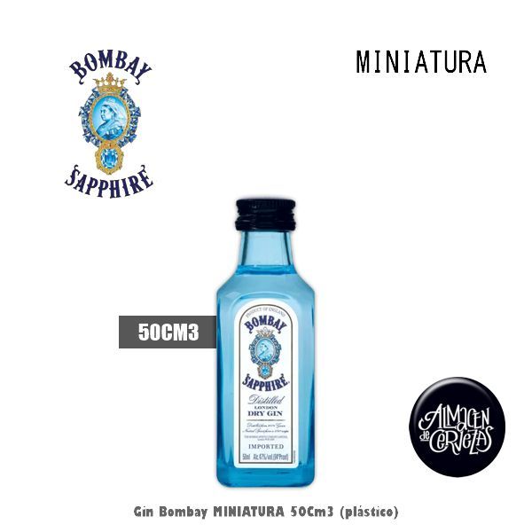 Gin Bombay Sapphire 50Cm3 MINIATURA