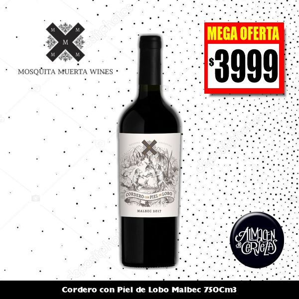MEGA OFERTA - Cordero con Piel de Lobo Malbec 700Cm3